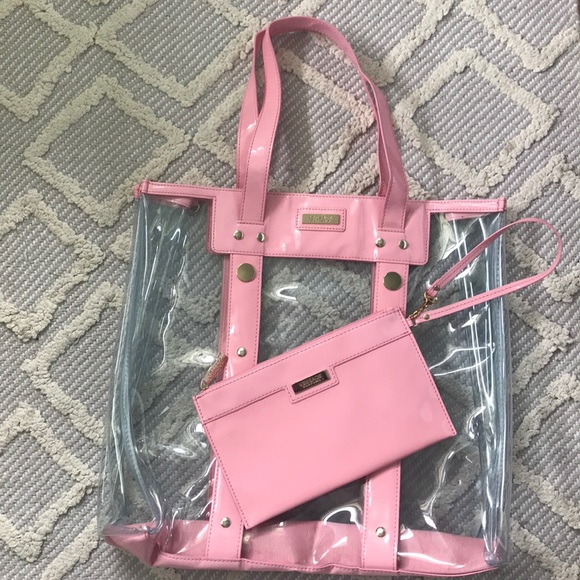versace transparent bag